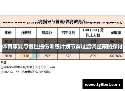 体育康复与慢性损伤训练计划节奏过渡调整策略探讨